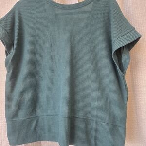 SHEIN Forest Green Short Sleeve Top